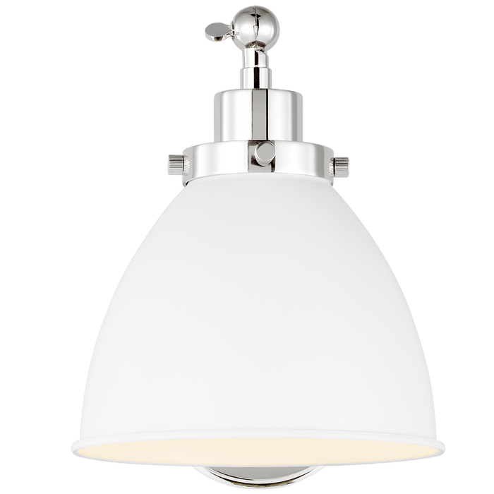 Wellfleet Single Arm Dome Task Sconce by Visual Comfort Studio