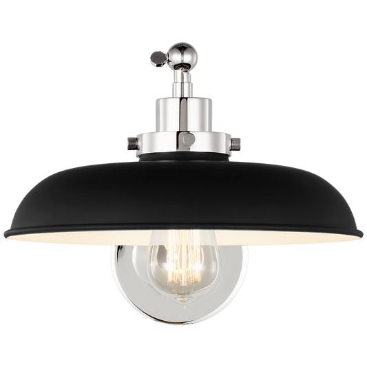 Wellfleet Single Arm Wide Task Sconce