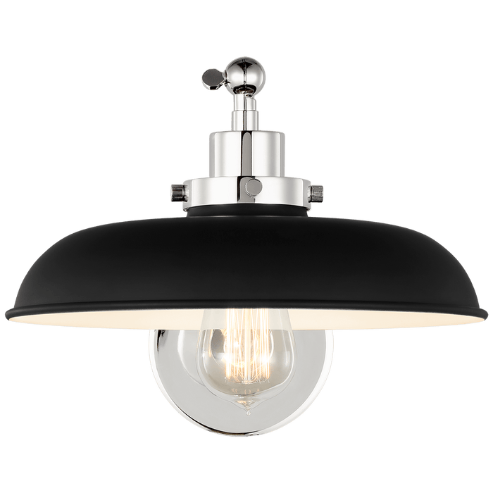 Wellfleet Single Arm Wide Task Sconce by Visual Comfort Studio