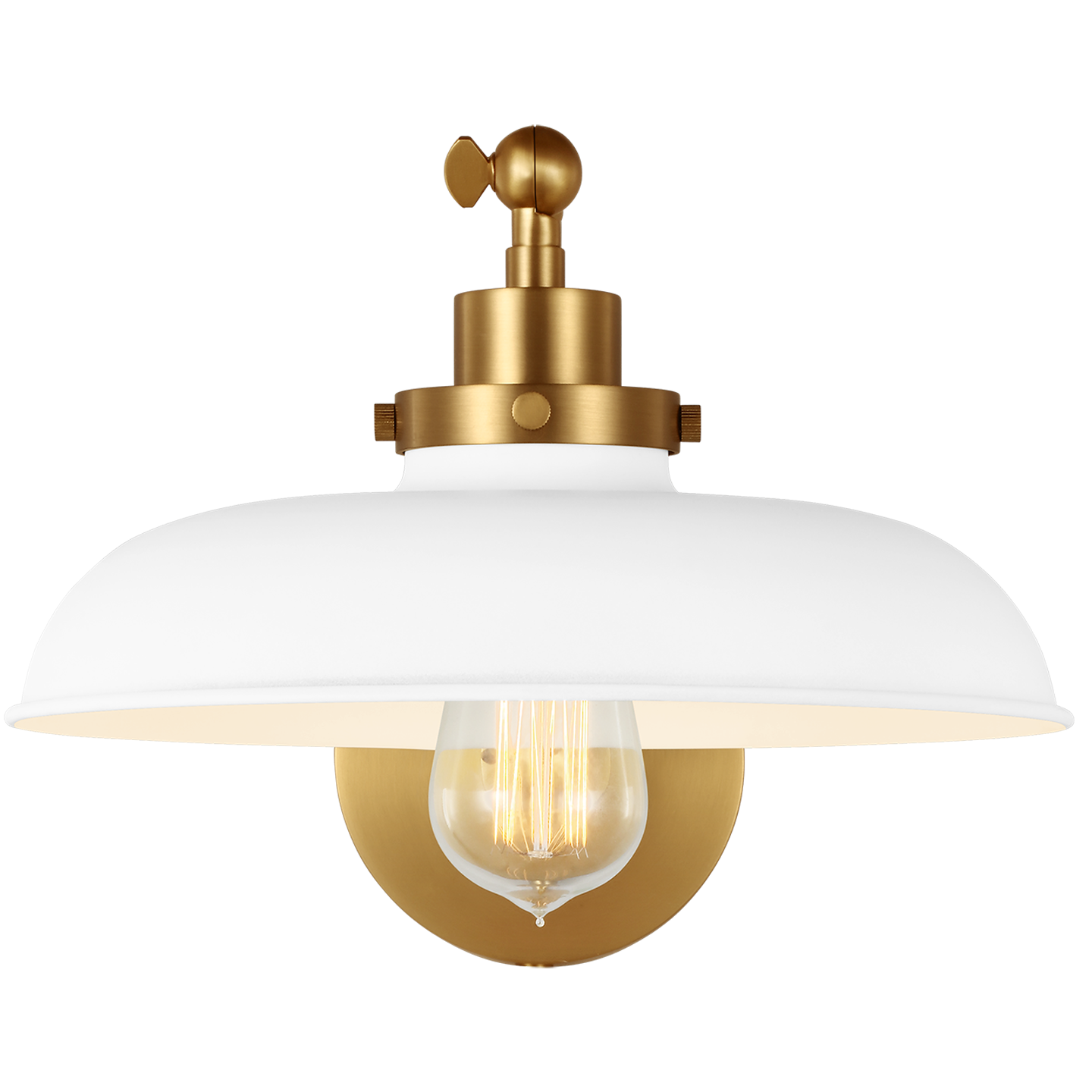 Wellfleet Single Arm Wide Task Sconce