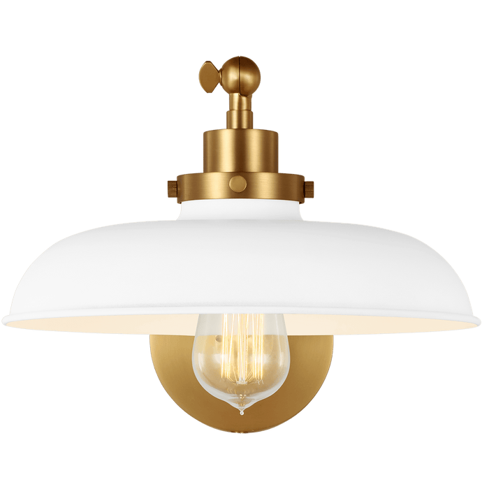Wellfleet Single Arm Wide Task Sconce by Visual Comfort Studio