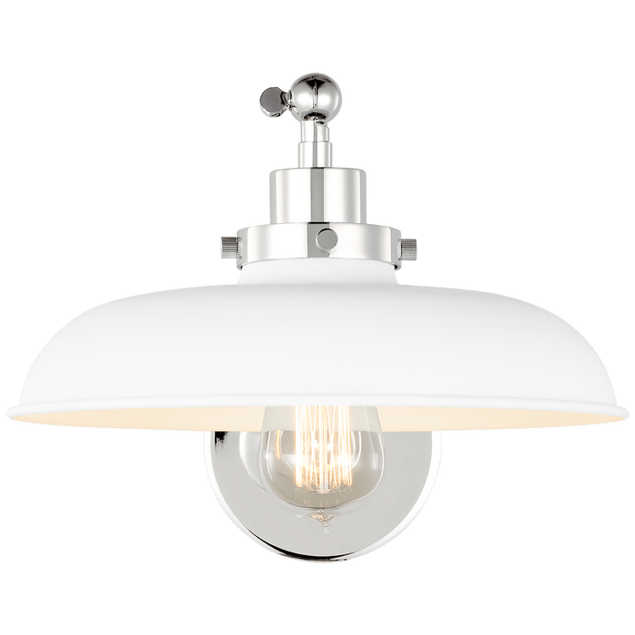 Wellfleet Single Arm Wide Task Sconce by Visual Comfort Studio