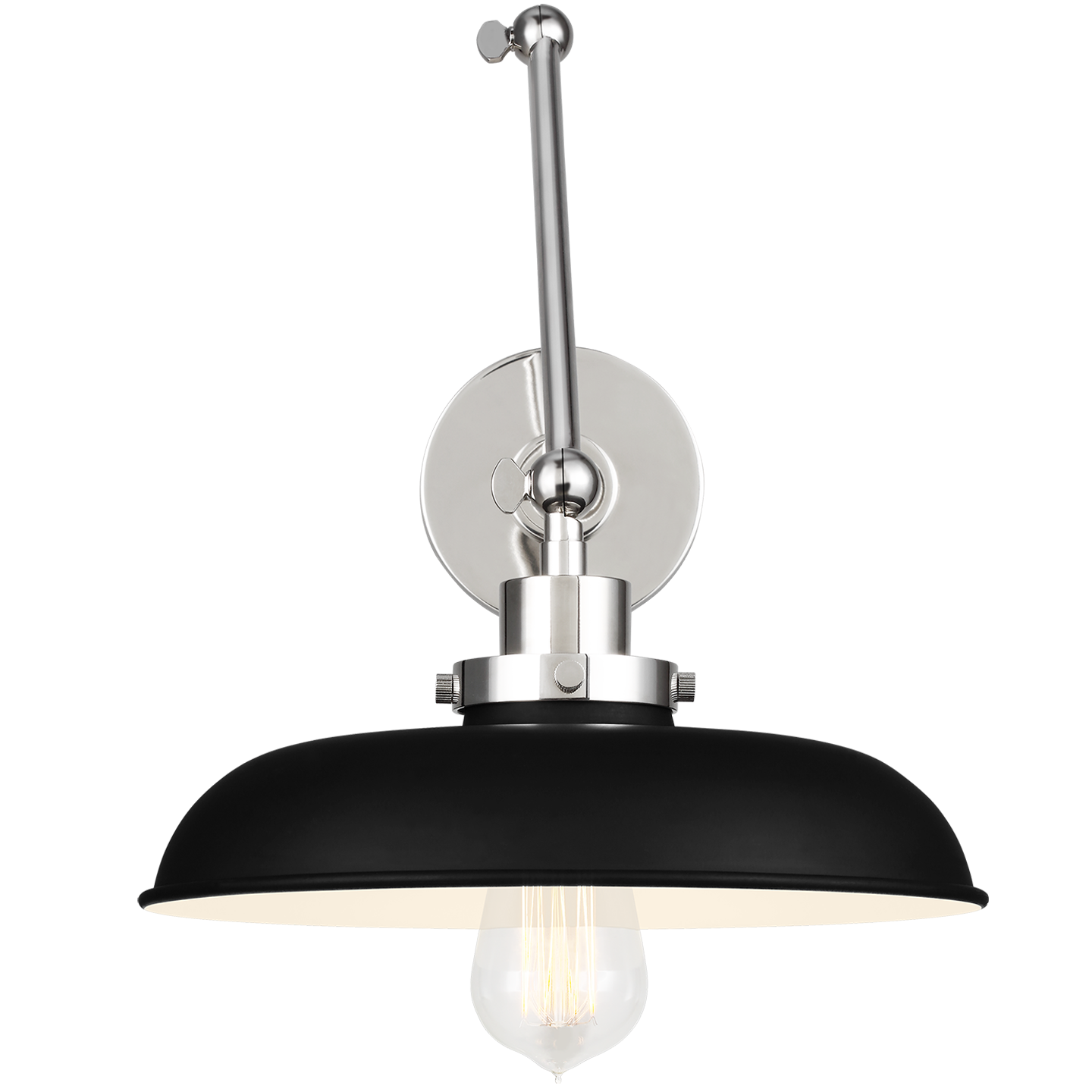 Wellfleet Double Arm Wide Task Sconce