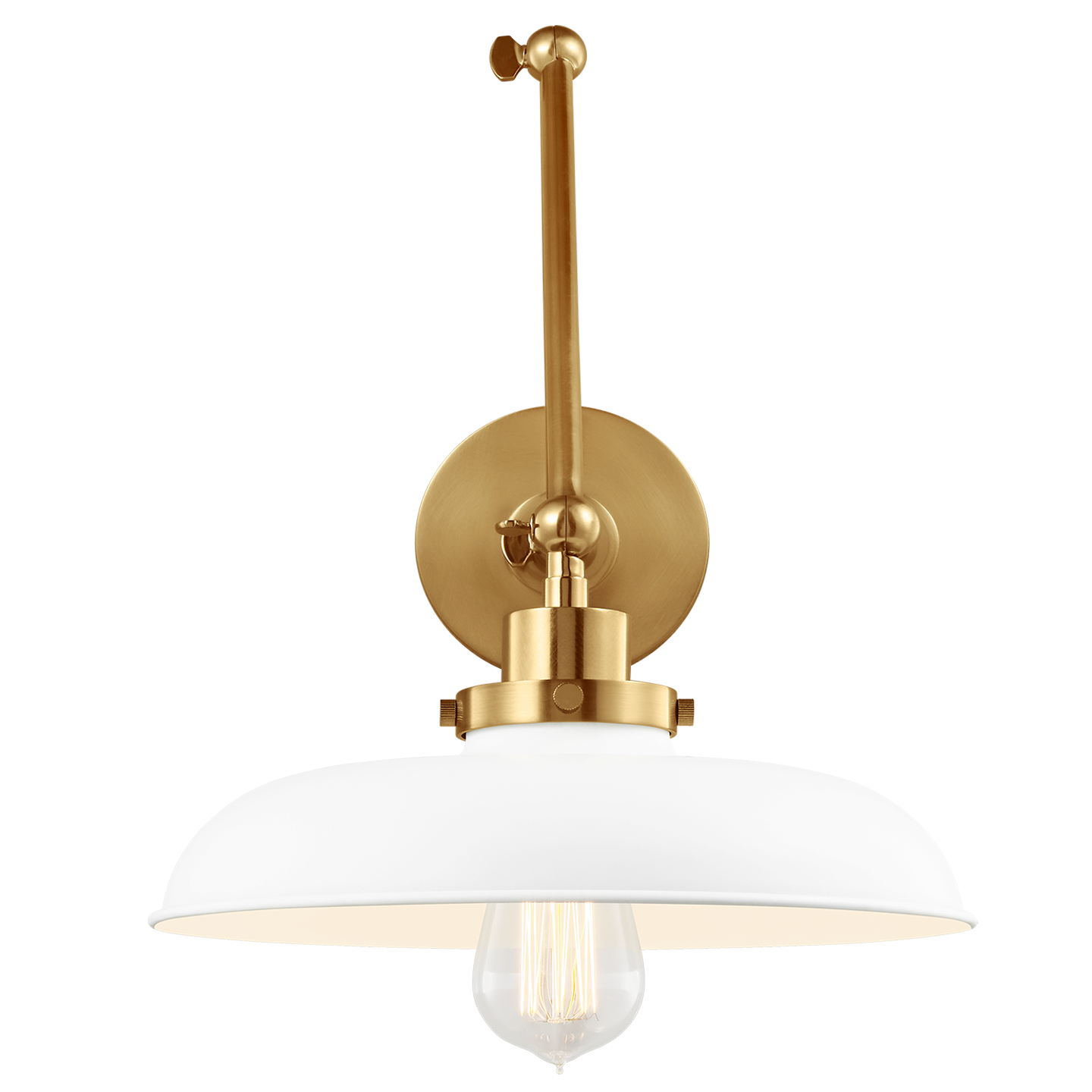 Wellfleet Double Arm Wide Task Sconce