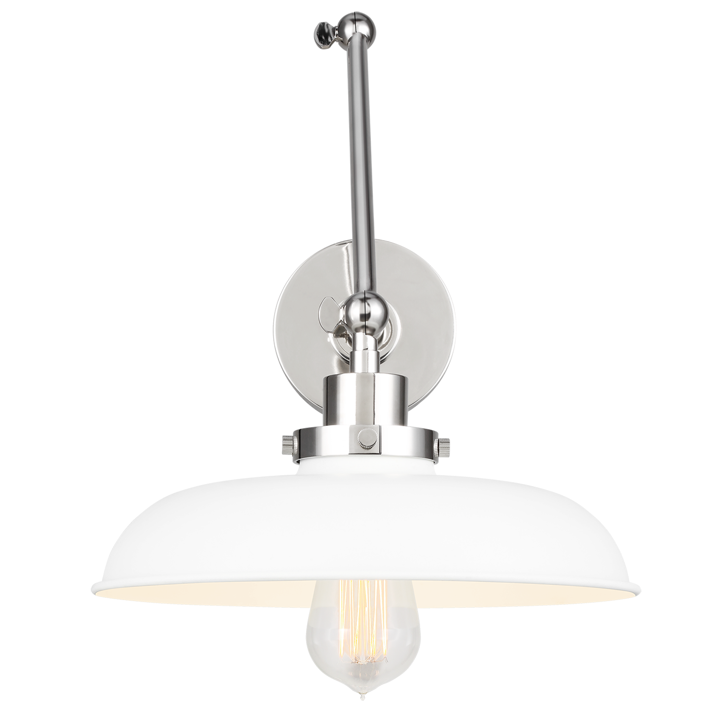 Wellfleet Double Arm Wide Task Sconce