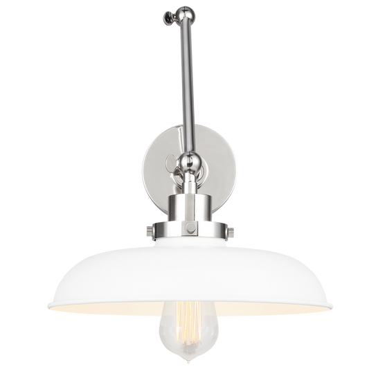 Wellfleet Double Arm Wide Task Sconce