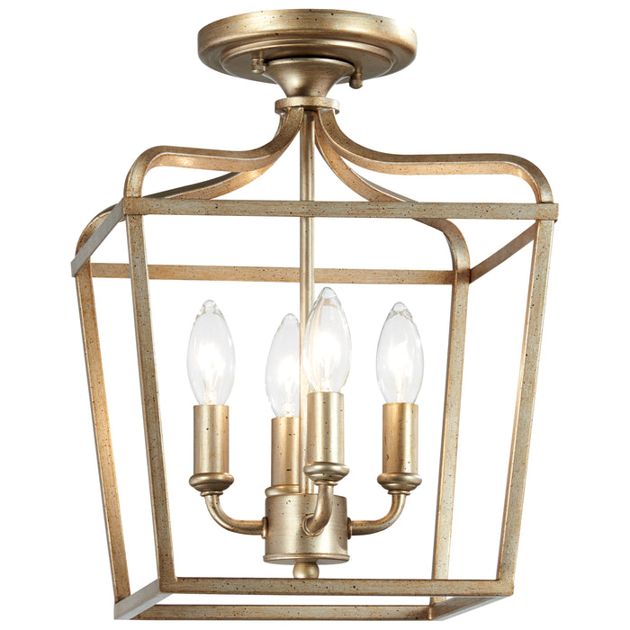 Laurel Estate 4 Light Pendant in Brio Gold Finish - Minka-Lavery