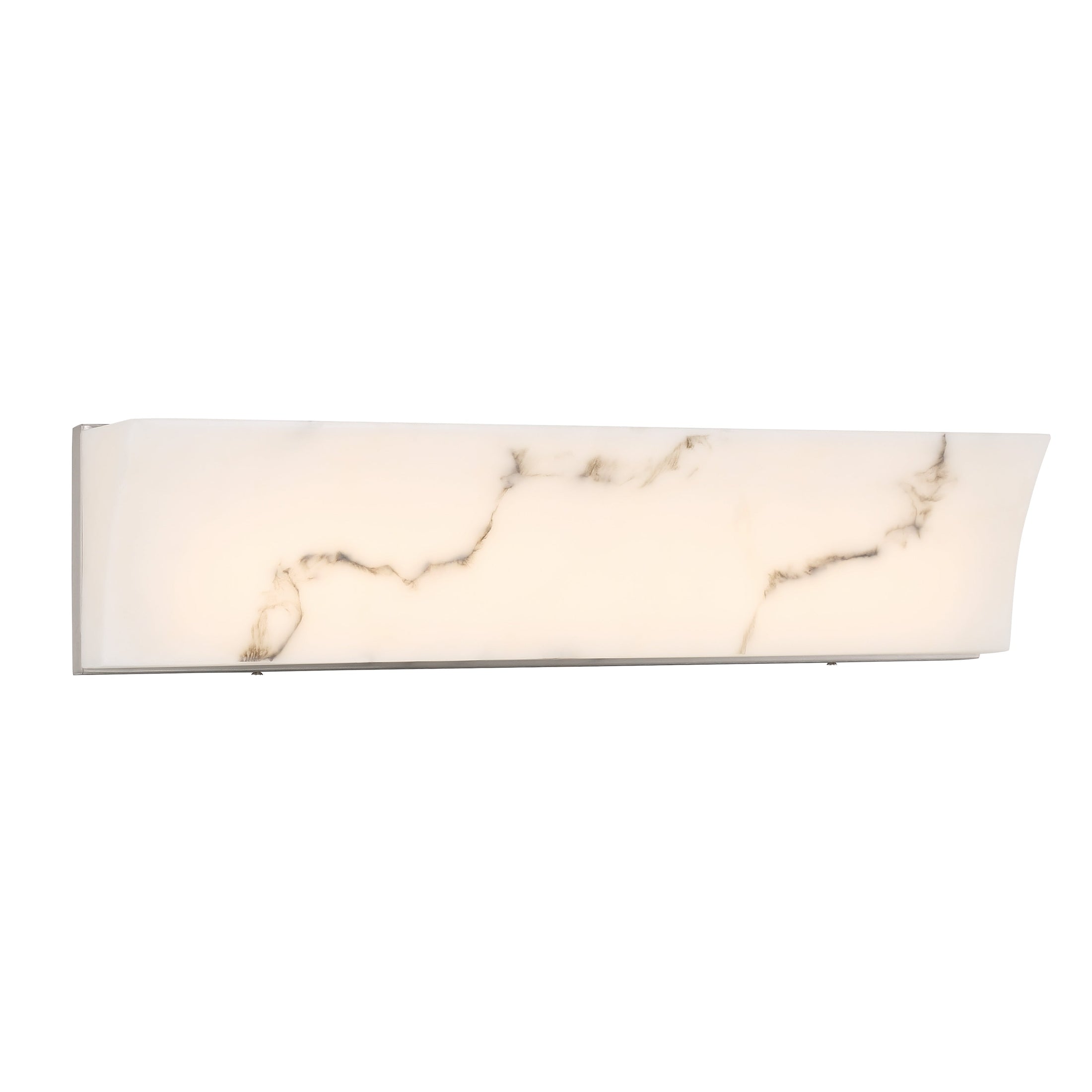 Eroles 24" LED Bath Wall Sconce in Brushed Nickel Finish with Faux Alabaster - Minka-Lavery