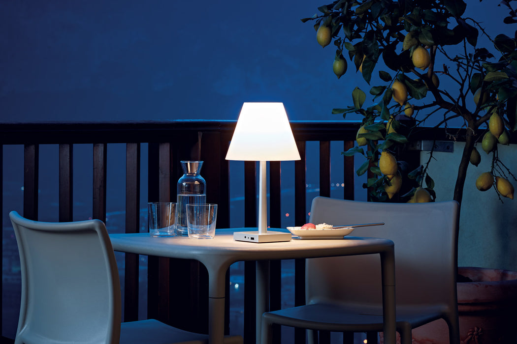 Dina Plus Rechargeable Table Lamp by Rotaliana
