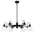 Load image into Gallery viewer, Beckonridge 6 Light Chandelier in Coal Finish with Clear Glass - Minka-Lavery
