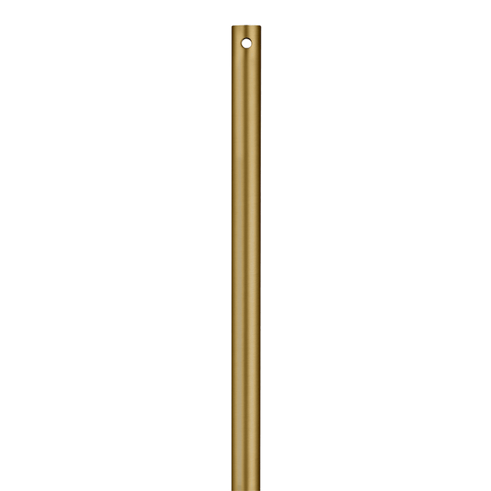 12" Downrod in Burnished Brass by Visual Comfort Fan