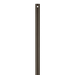 12" Downrod in Bronze by Visual Comfort Fan