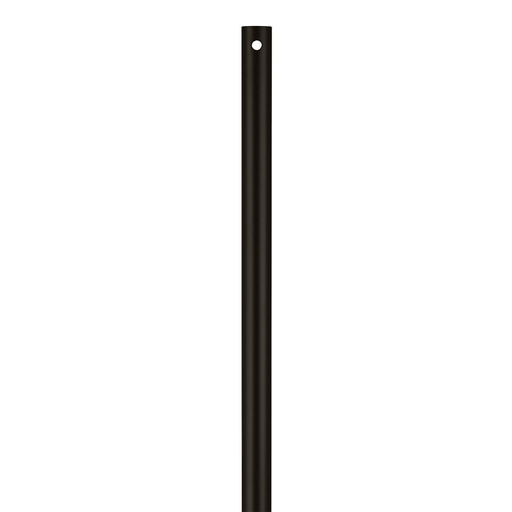 12" Downrod in Midnight Black by Visual Comfort Fan