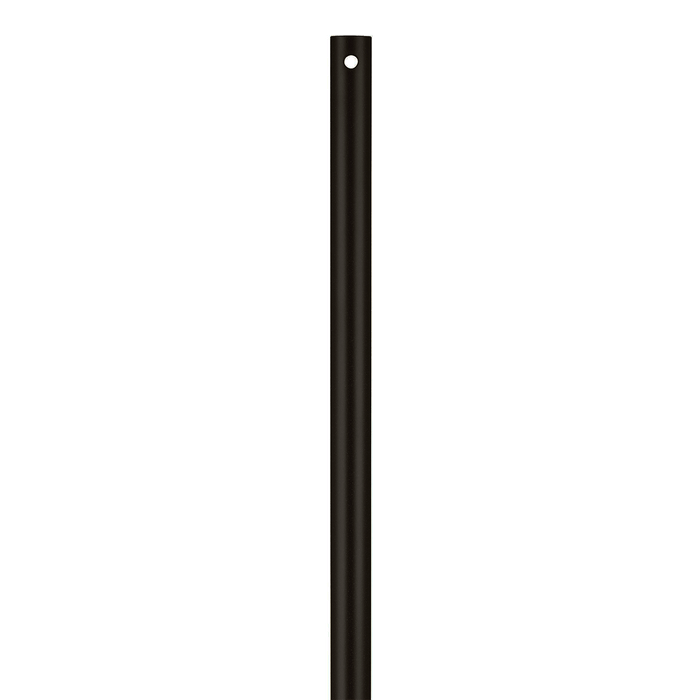 12" Downrod in Midnight Black by Visual Comfort Fan