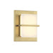 Tarnos 8" LED Wall Sconce in Soft Brass Finish and Faux Alabaster - Minka-Lavery