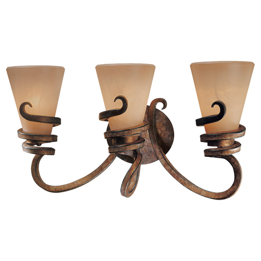 Tofino™ 3 Light Bath in Tofino Bronze™ Finish with Marbre Grabar™ Glass - Minka-Lavery
