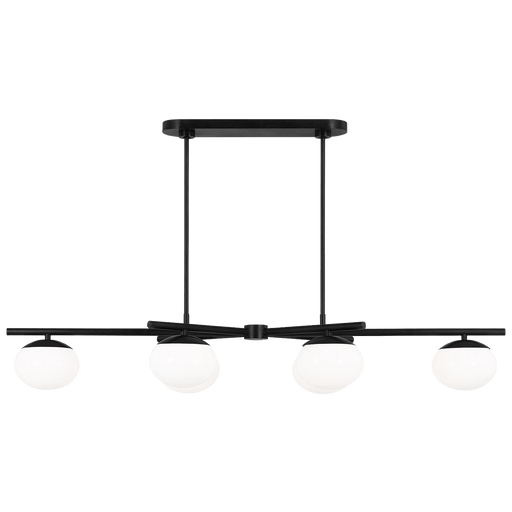 Lune Large Linear Chandelier by Visual Comfort Studio