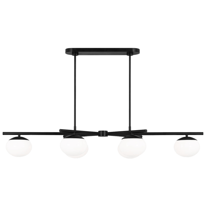 Lune Large Linear Chandelier by Visual Comfort Studio