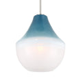 Load image into Gallery viewer, Pacific 1-Light Pendant - Brushed Nickel with Blue Ombre Glass - Minka-Lavery
