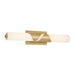 Grafton LED Vanity Light - Legacy Brass with Etched White Glass - Minka-Lavery