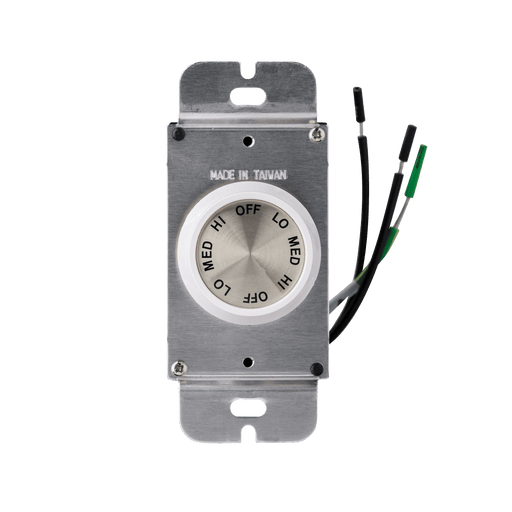 3 Speed Rotary Wall Control in Ivory and White by Visual Comfort Fan