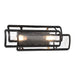 Bella Collina 2 Light Bath Vanity in Coal  Black with Clear Rock-Pressed Glass - Minka-Lavery