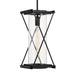 Rockhill 1-Light Outdoor Pendant - Dark Matte Black with Clear Glass - Minka-Lavery