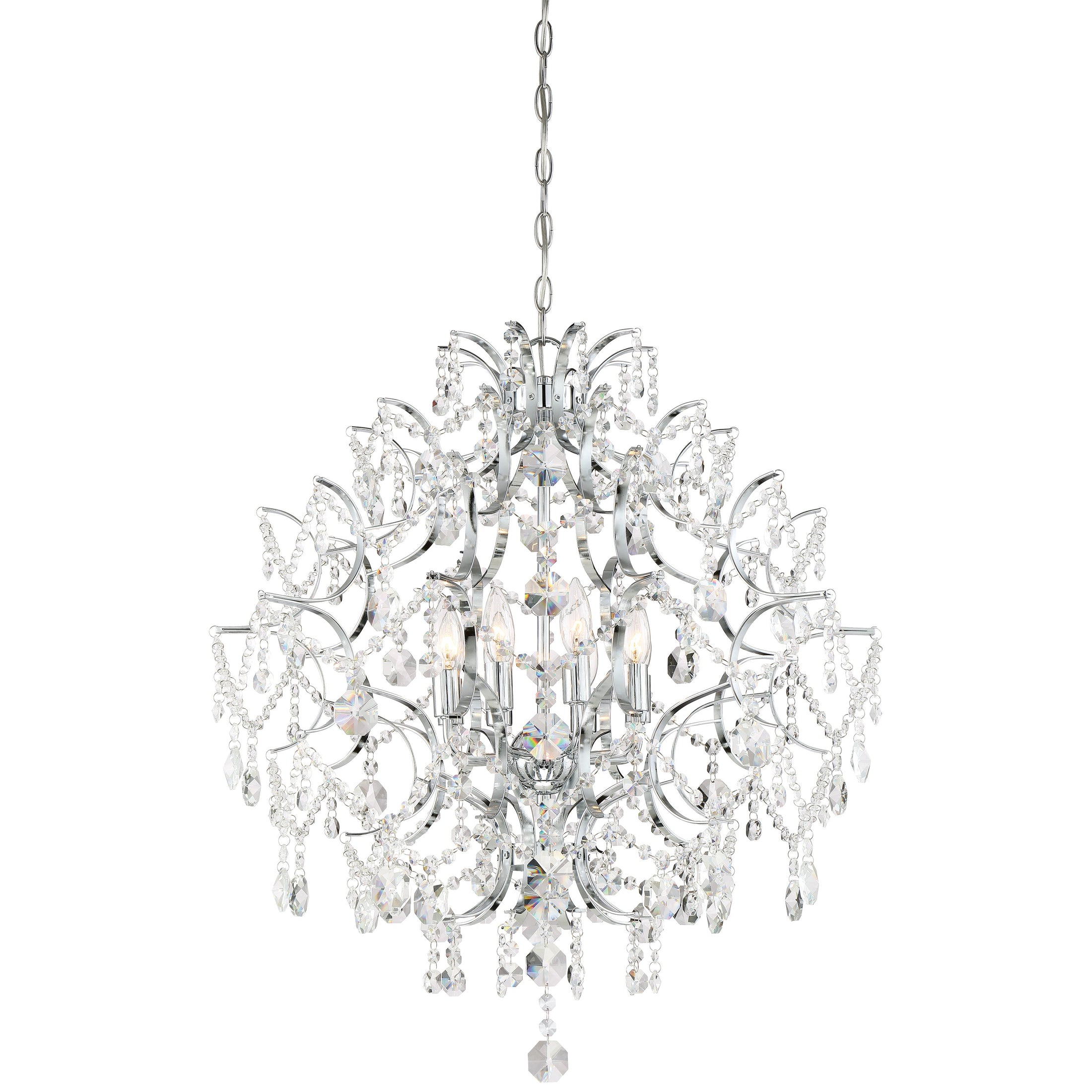 Isabella’s Crown Chandelier in Chrome - Minka-Lavery