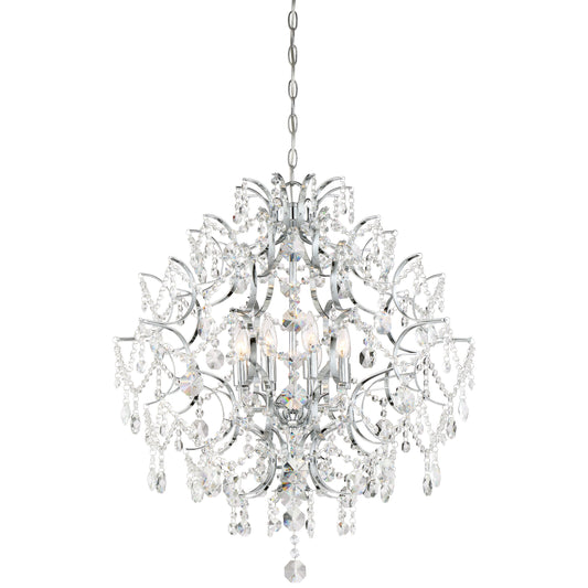 Isabella’s Crown Chandelier in Chrome - Minka-Lavery