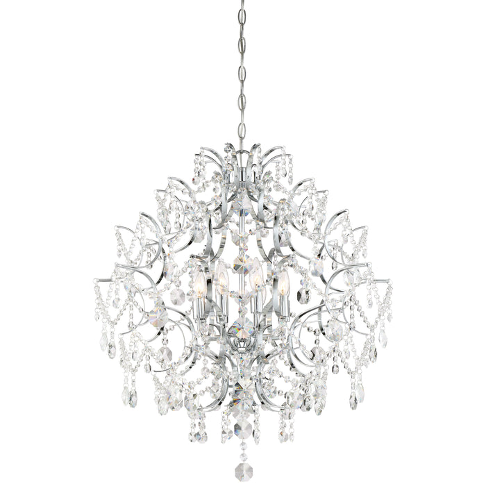Isabella’s Crown Chandelier in Chrome - Minka-Lavery