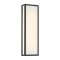 Load image into Gallery viewer, Marlborough LED Outdoor Sconce - Sand Coal Black with Etched White Glass - Minka-Lavery
