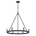 Load image into Gallery viewer, Dutton 6 Light Chandelier in Black Coal Finish - Minka-Lavery
