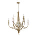 Covent Park Covent Park 9 Light Chandelier with Brushed Honey Gold - Minka-Lavery