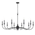 Load image into Gallery viewer, Halifax County 10 Light, Chandelier Fixture in Metal with a Textured Black Finish - Minka-Lavery
