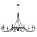 Westchester County 10 Light Chandelier in Sand Coal with Skyline Gold Leaf Finish - Minka-Lavery
