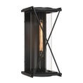 Load image into Gallery viewer, Rockhill 1-Light Outdoor Sconce - Dark Matte Black with Clear Glass - Minka-Lavery
