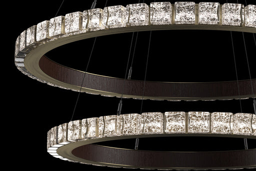 Hammerton Cubic Two-Tier Chandelier
