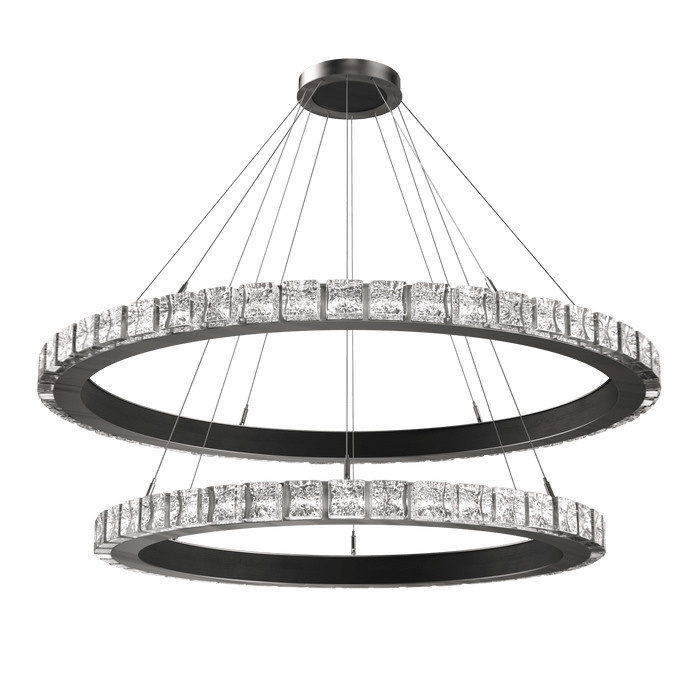 Hammerton Cubic Two-Tier Chandelier