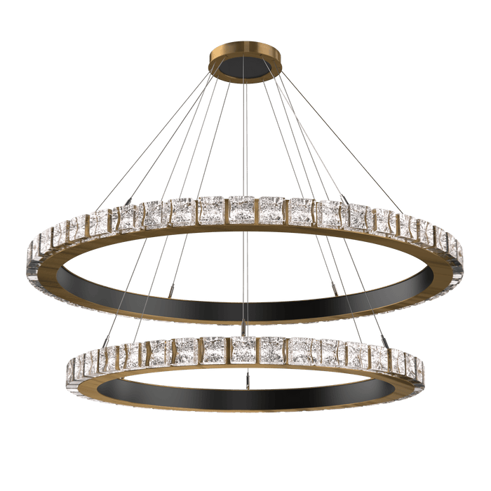 Hammerton Cubic Two-Tier Chandelier