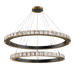 Hammerton Cubic Two-Tier Chandelier