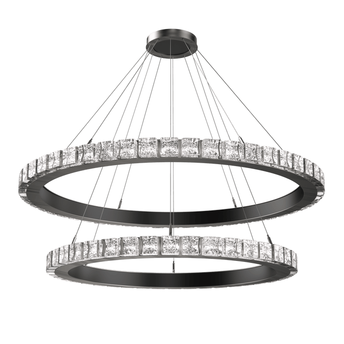 Hammerton Cubic Two-Tier Chandelier
