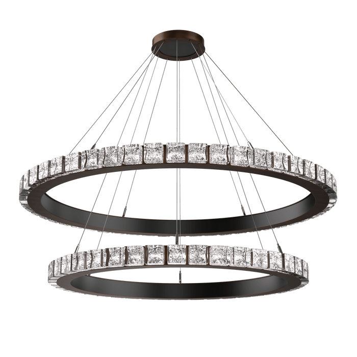 Hammerton Cubic Two-Tier Chandelier