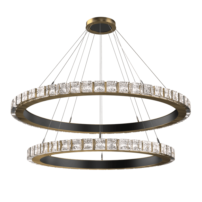 Hammerton Cubic Two-Tier Chandelier