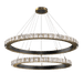 Hammerton Cubic Two-Tier Chandelier