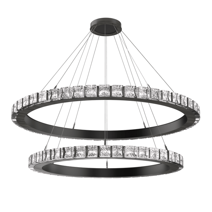 Hammerton Cubic Two-Tier Chandelier
