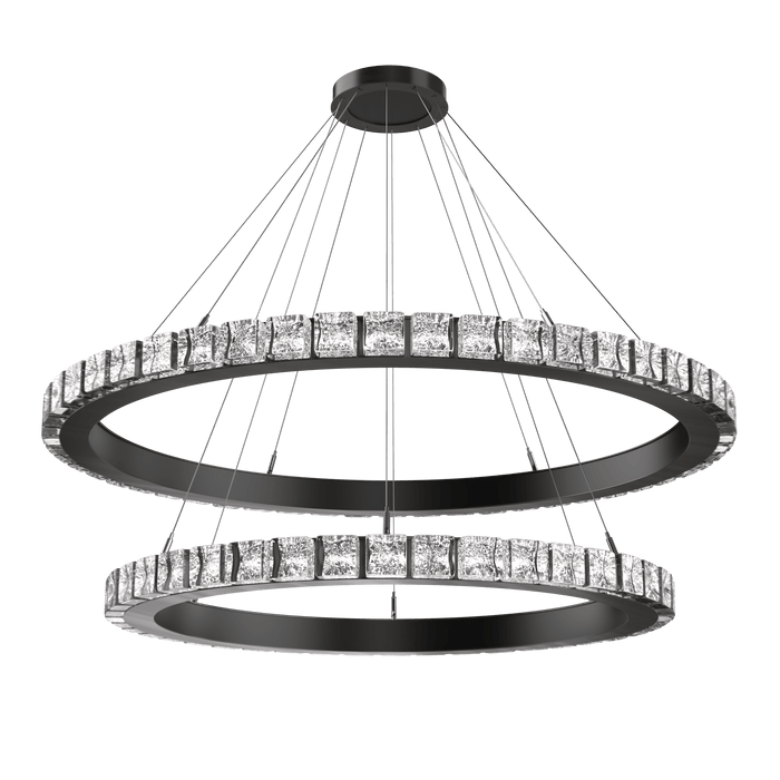 Hammerton Cubic Two-Tier Chandelier