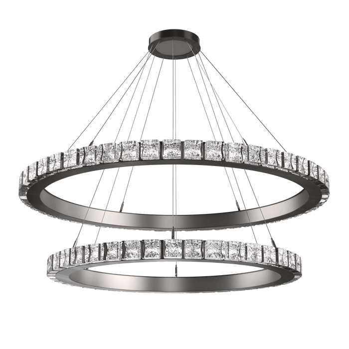 Hammerton Cubic Two-Tier Chandelier