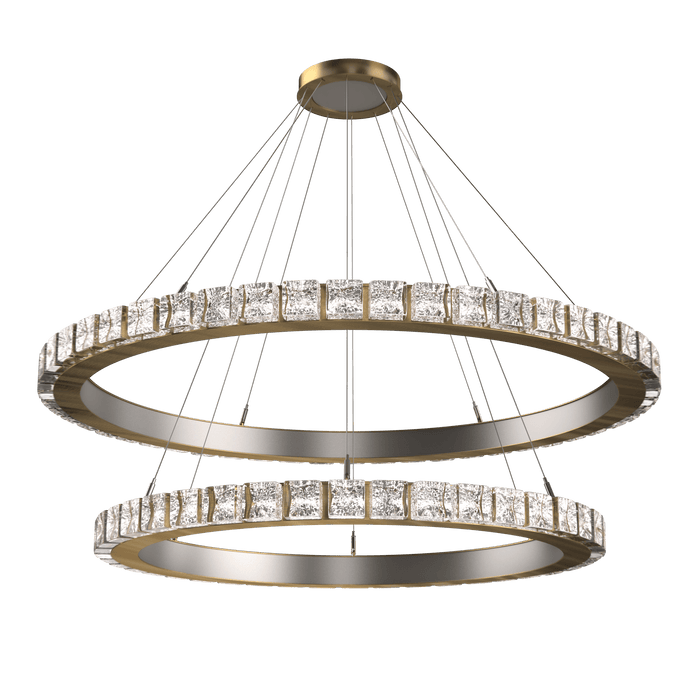 Hammerton Cubic Two-Tier Chandelier