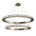 Hammerton Cubic Two-Tier Chandelier