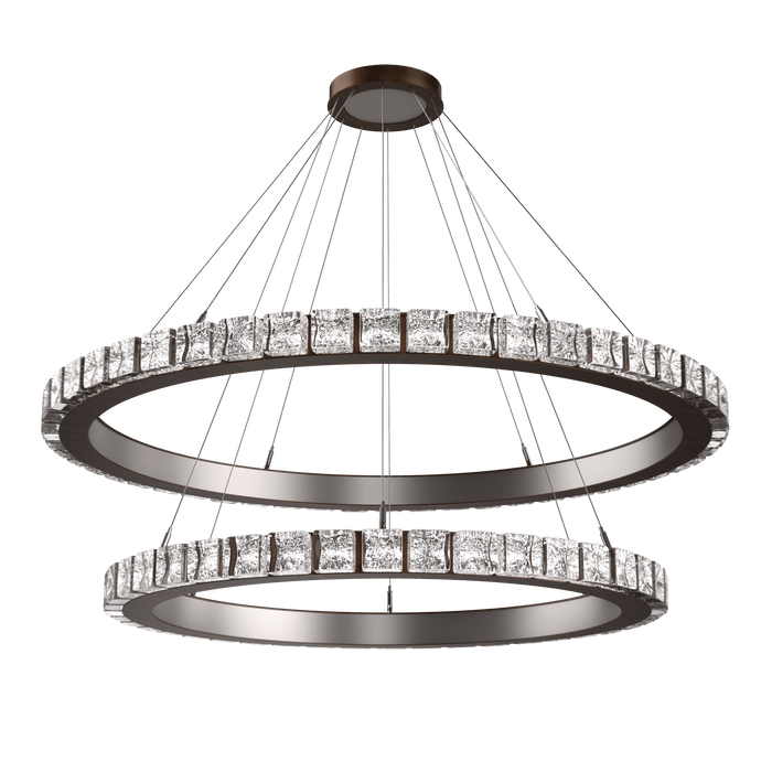 Hammerton Cubic Two-Tier Chandelier